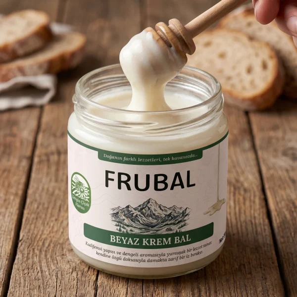 Beyaz Krem Bal 280g | Sürülür Kıvamda Doğal & Pürüzsüz Bal